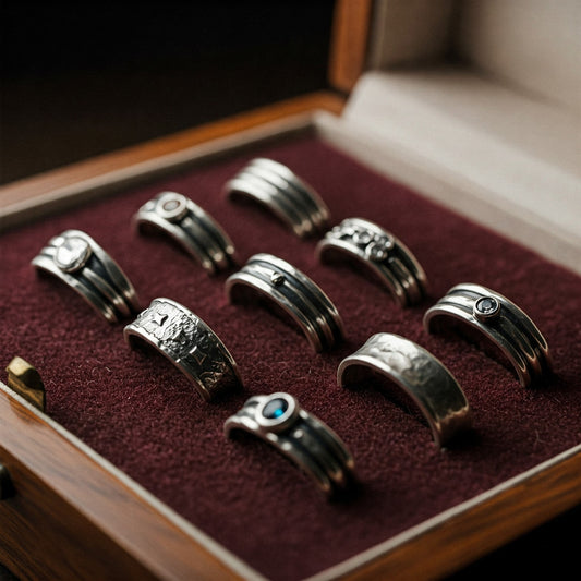 Handcrafted Silver Rings – kanchan jewellers