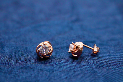 Premium Solitaire Diamond Earrings