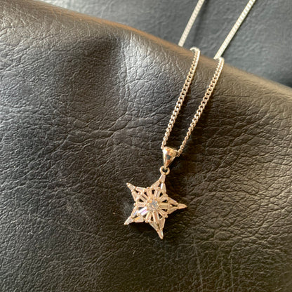 Star Necklace Pure Silver
