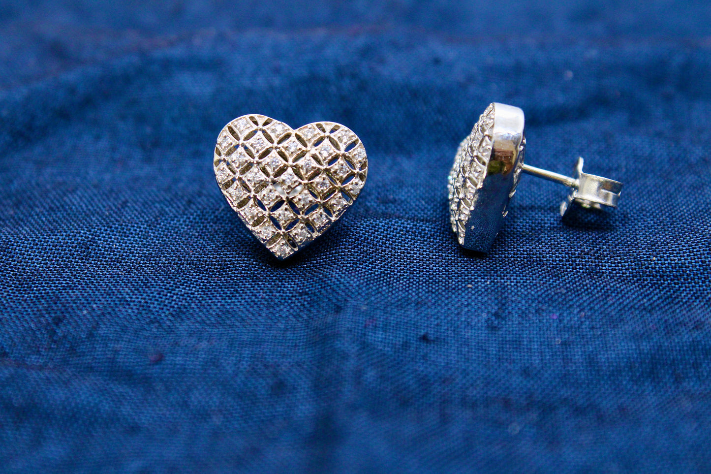 Heart Sterling Silver Earring