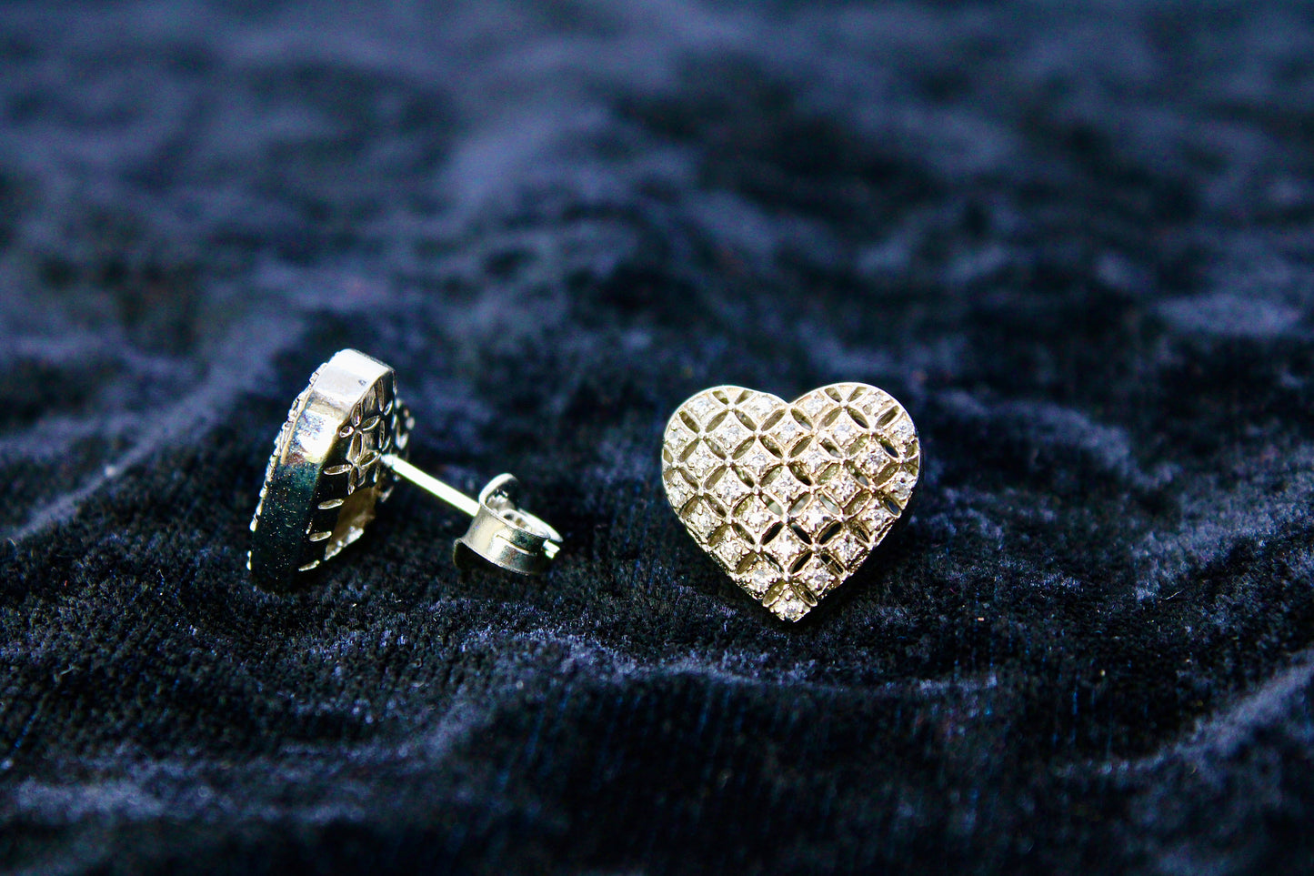Heart Sterling Silver Earring