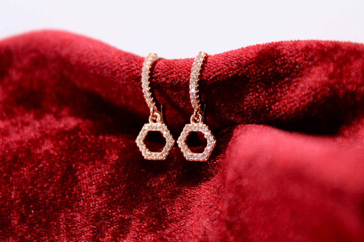 Square shape Earrings Tops Sterling Silver