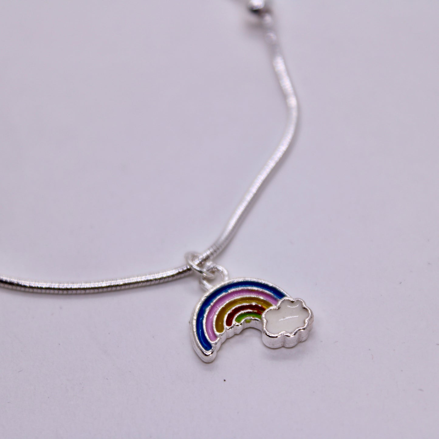 Rainbow Bracelet Of Pure Silver