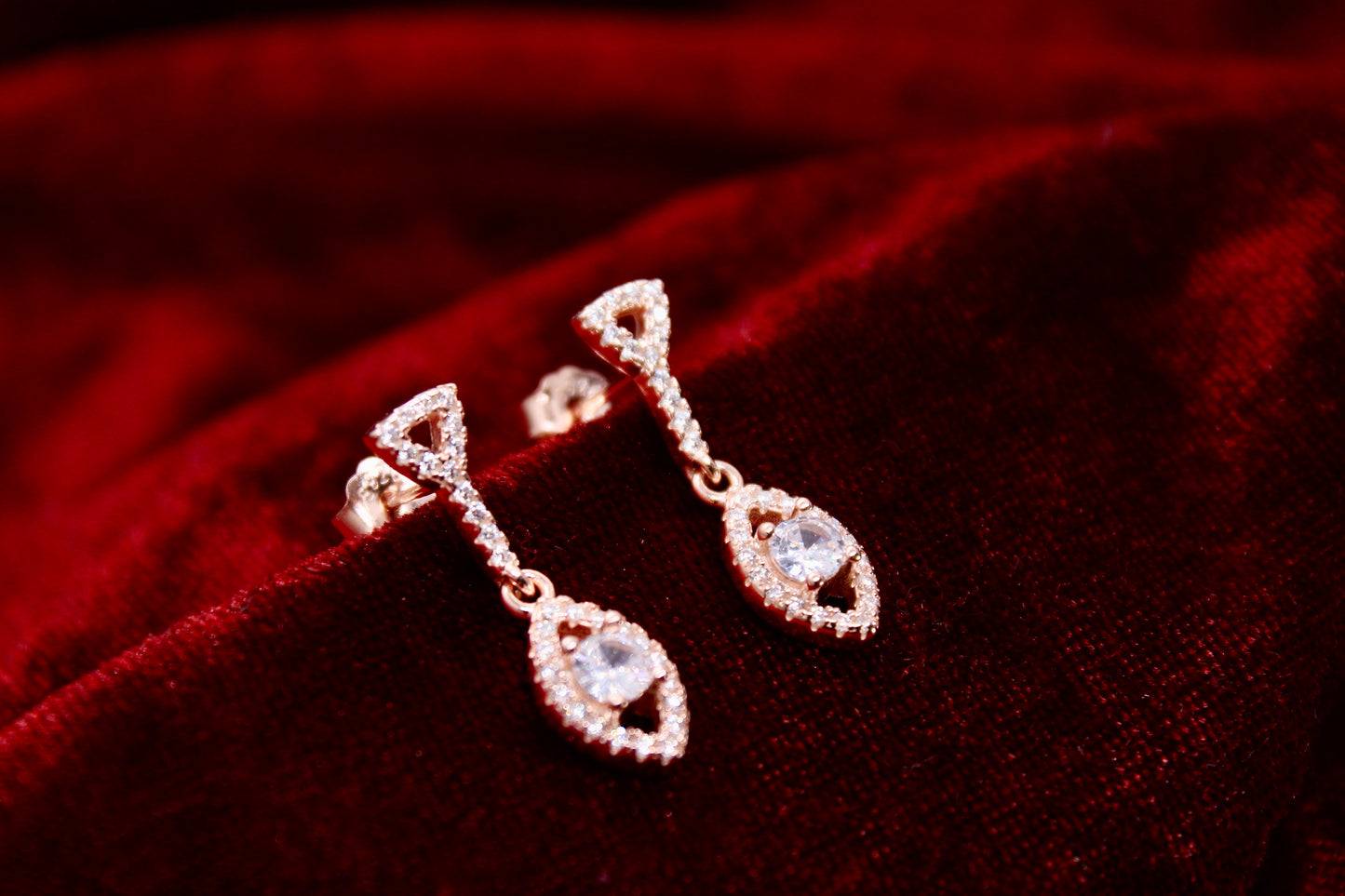 Oval Earrings Tops Sterling Silver