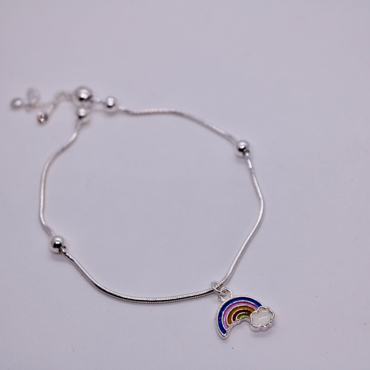 Rainbow Bracelet Of Pure Silver