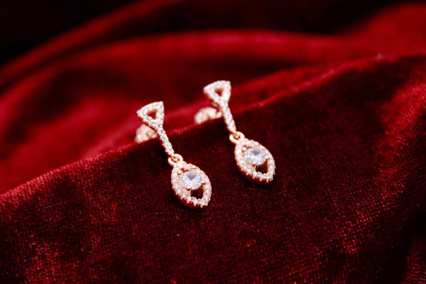 Oval Earrings Tops Sterling Silver