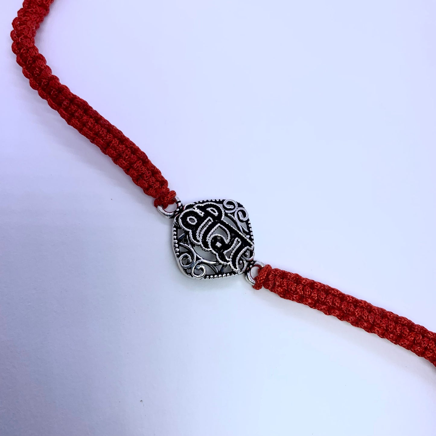 Veera Sterling Silver Rakhi - Silver Jewelery 925