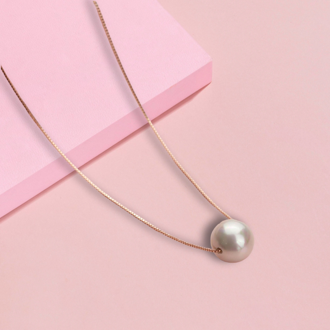 Stunning Pearl 925 Silver Necklace - Silver Jewelery 925