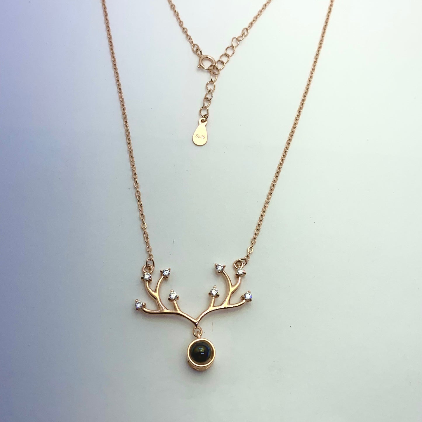 Dear Pendant Necklace Pure Silver - Silver Jewelery 925