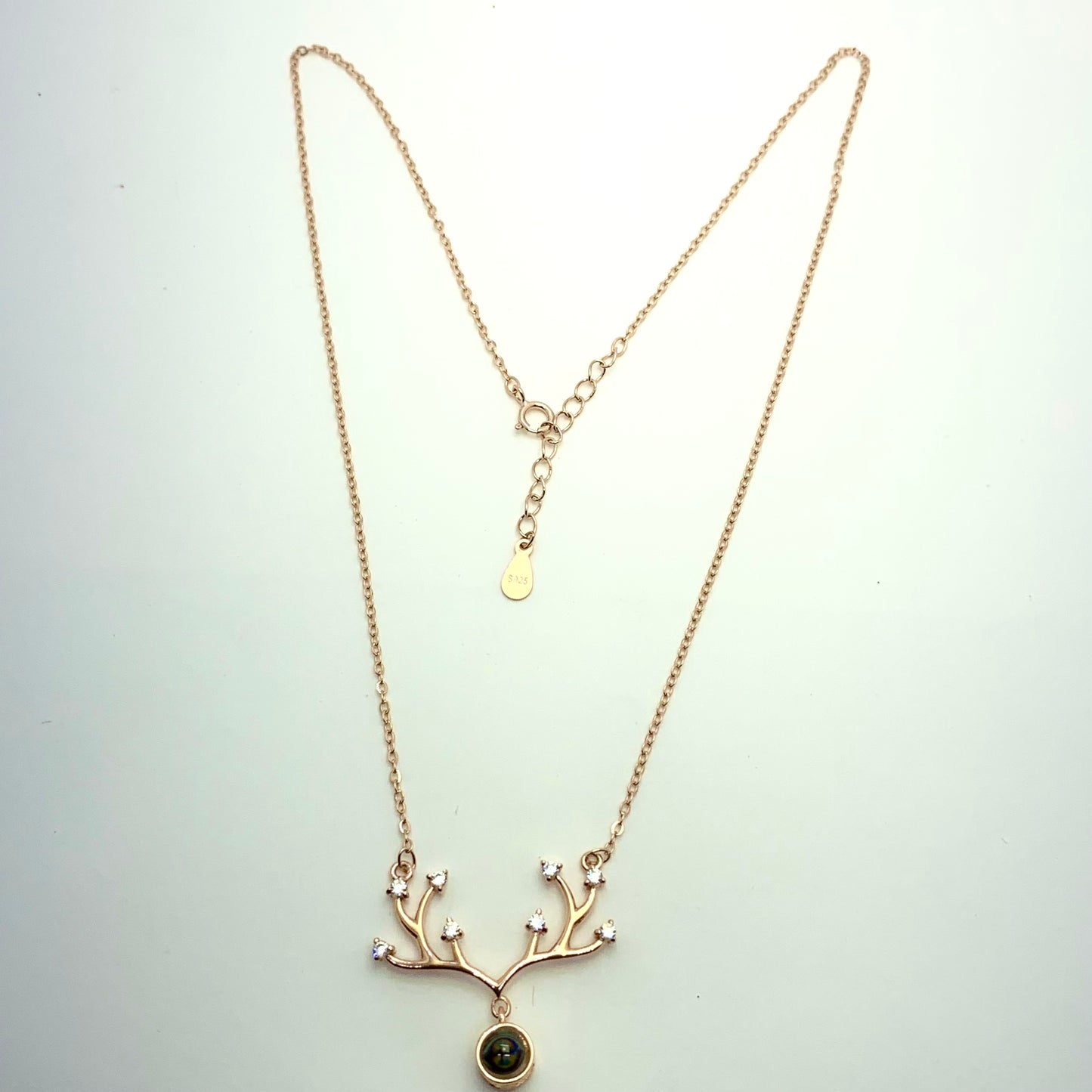 Dear Pendant Necklace Pure Silver - Silver Jewelery 925