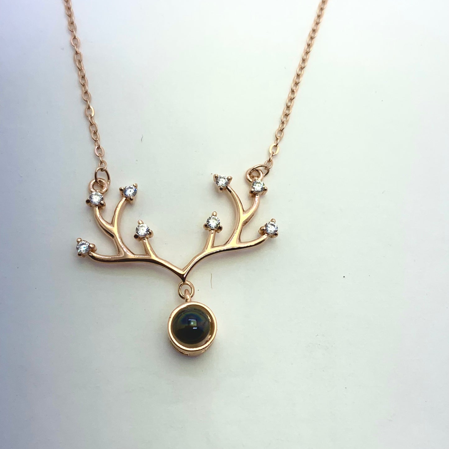 Dear Pendant Necklace Pure Silver - Silver Jewelery 925