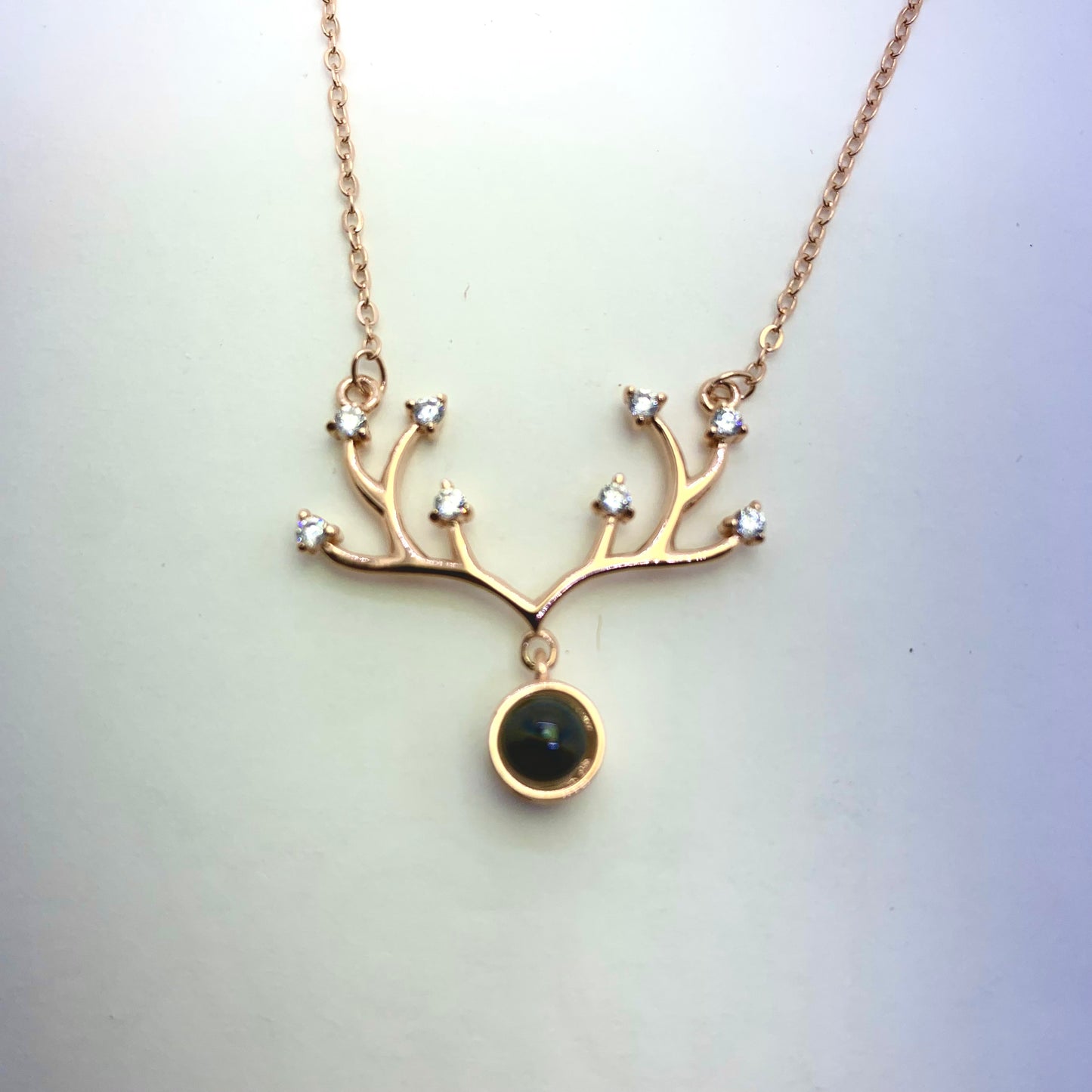 Dear Pendant Necklace Pure Silver - Silver Jewelery 925