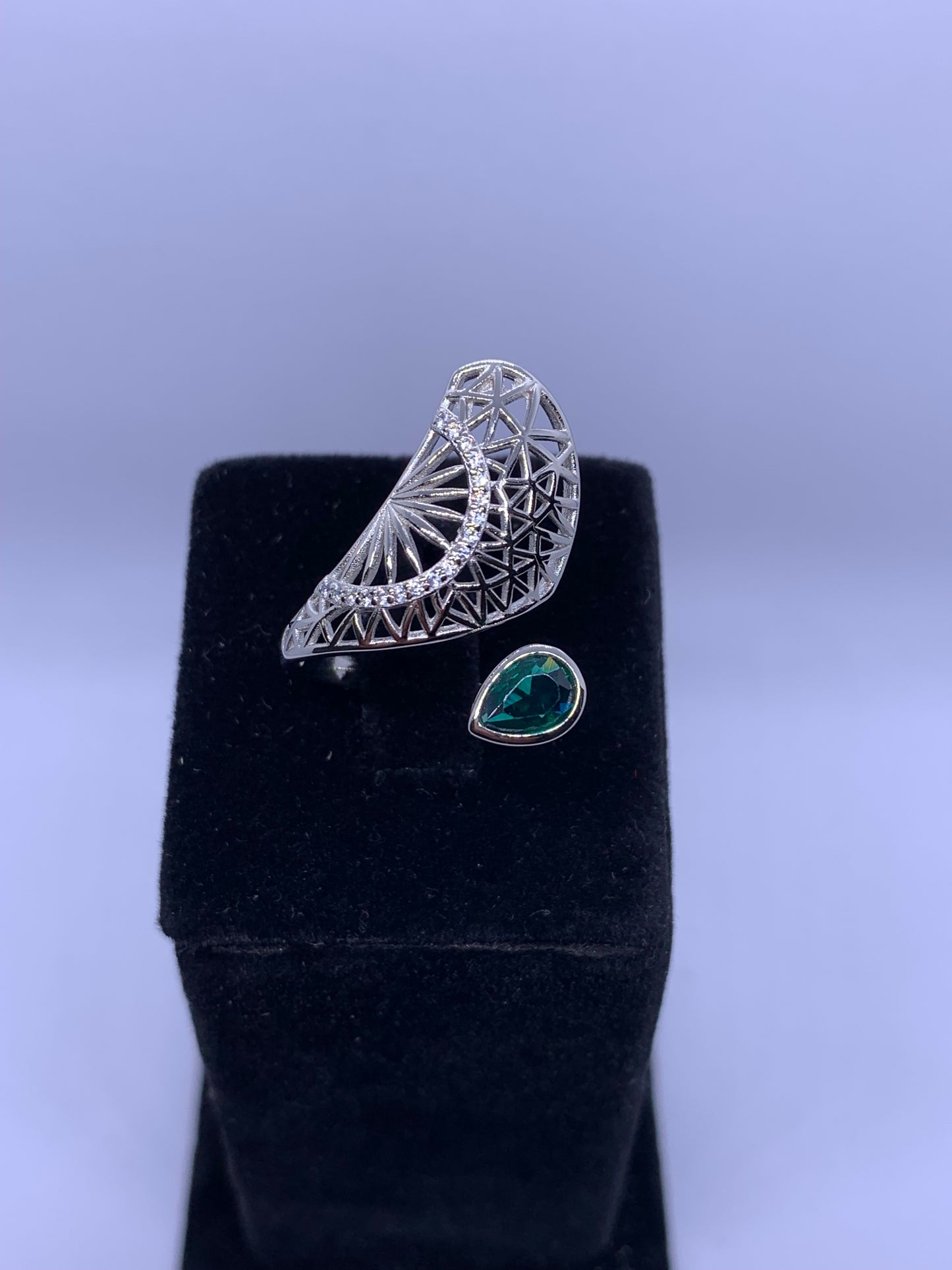Antique Adjustable Ring 925 Sterling Silver - Silver Jewelery 925