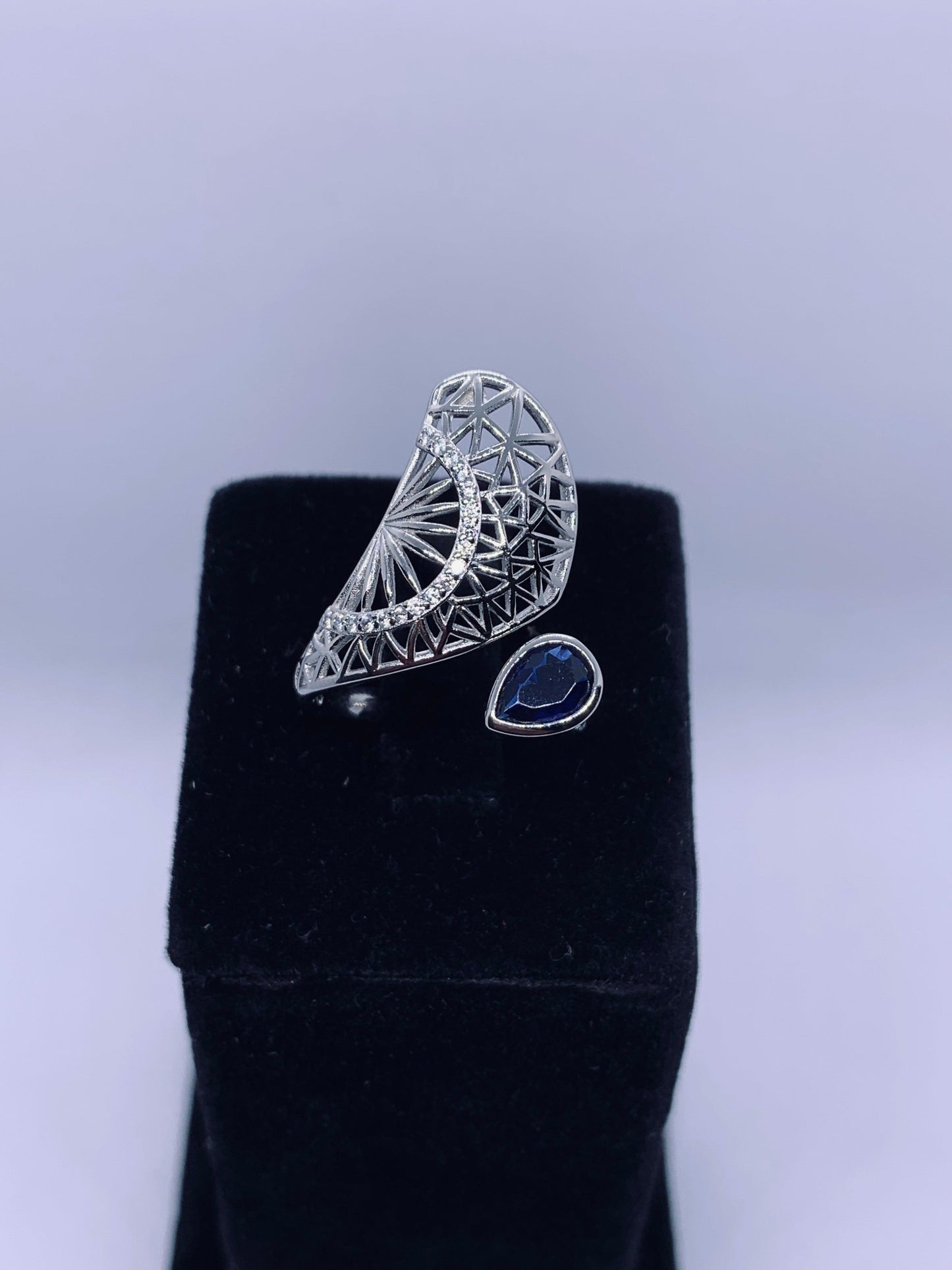 Antique Adjustable Ring 925 Sterling Silver - Silver Jewelery 925