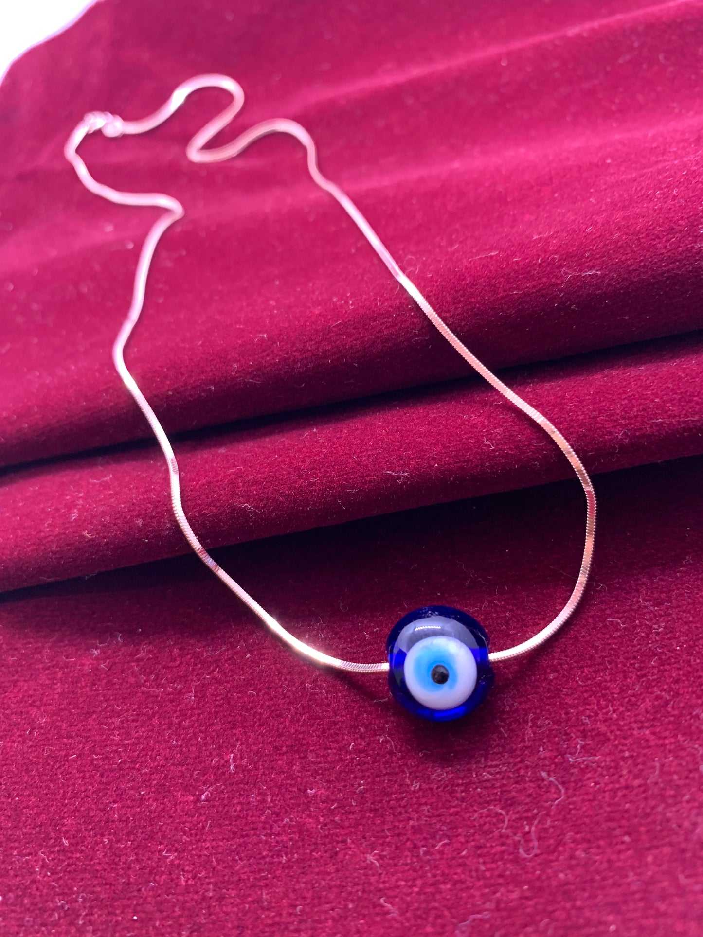 Stunning Evil Eye Necklace - Silver Jewelery 925