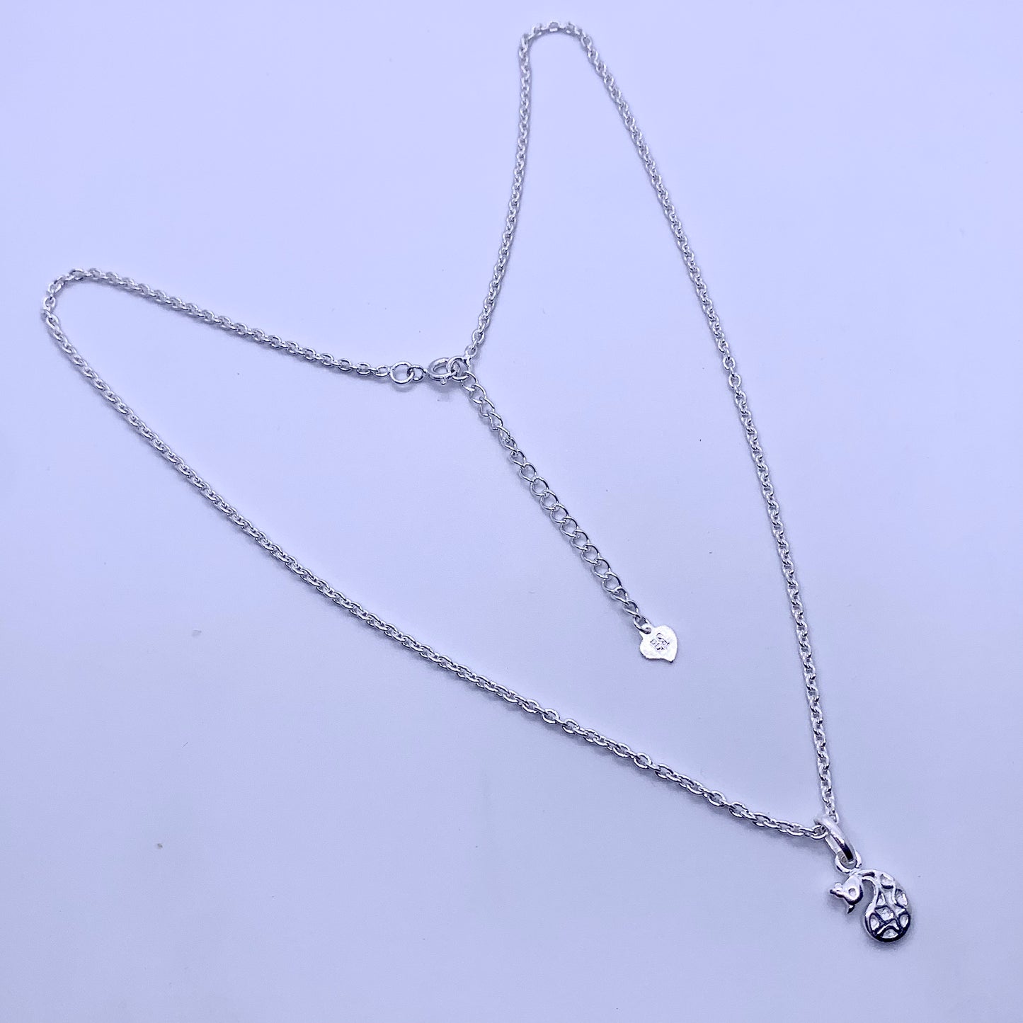 Stunning Bird 925 Silver Necklace - Silver Jewelery 925