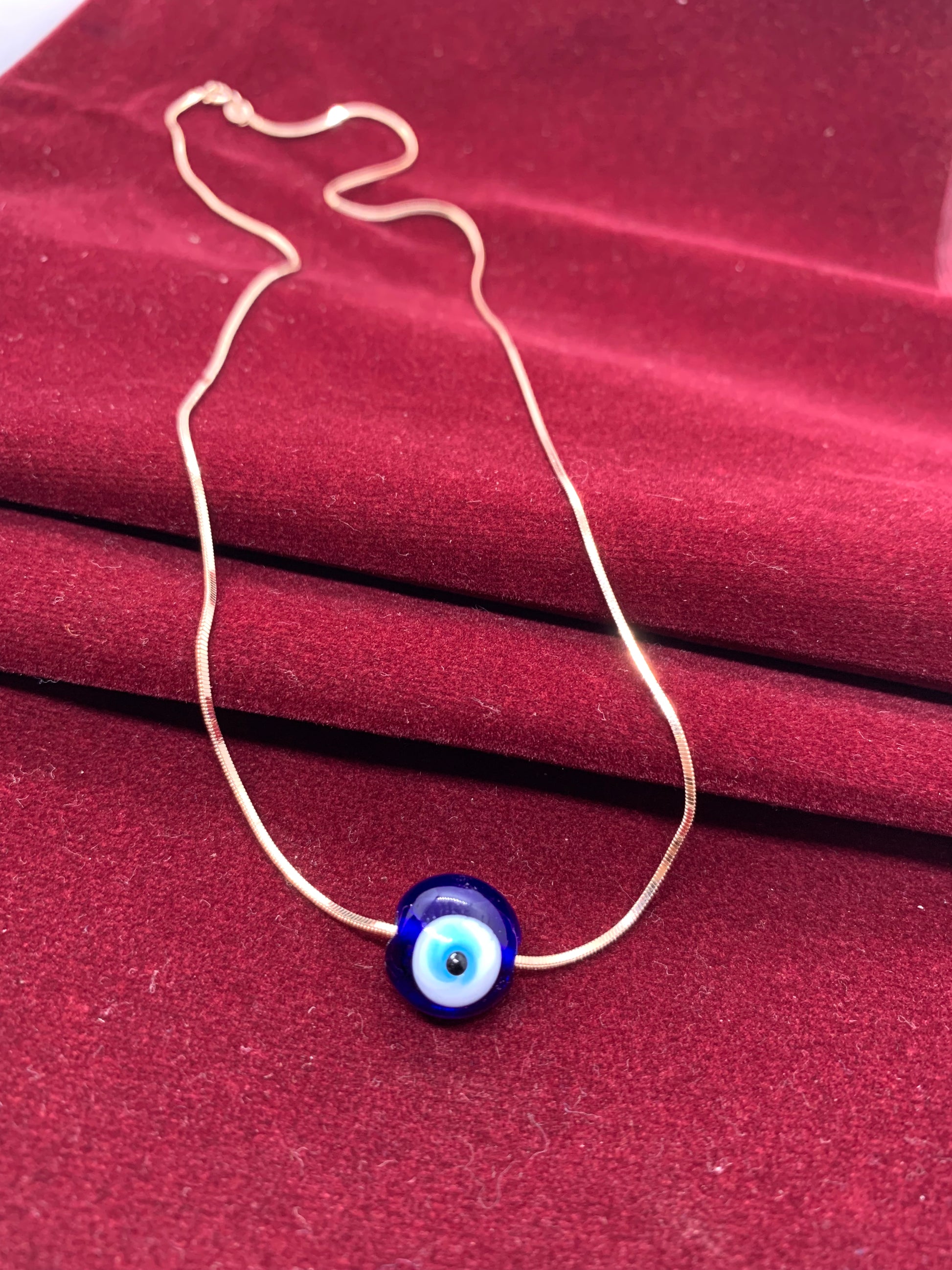 Stunning Evil Eye Necklace - Silver Jewelery 925