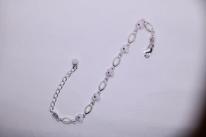 Heart Bracelet Pure Silver