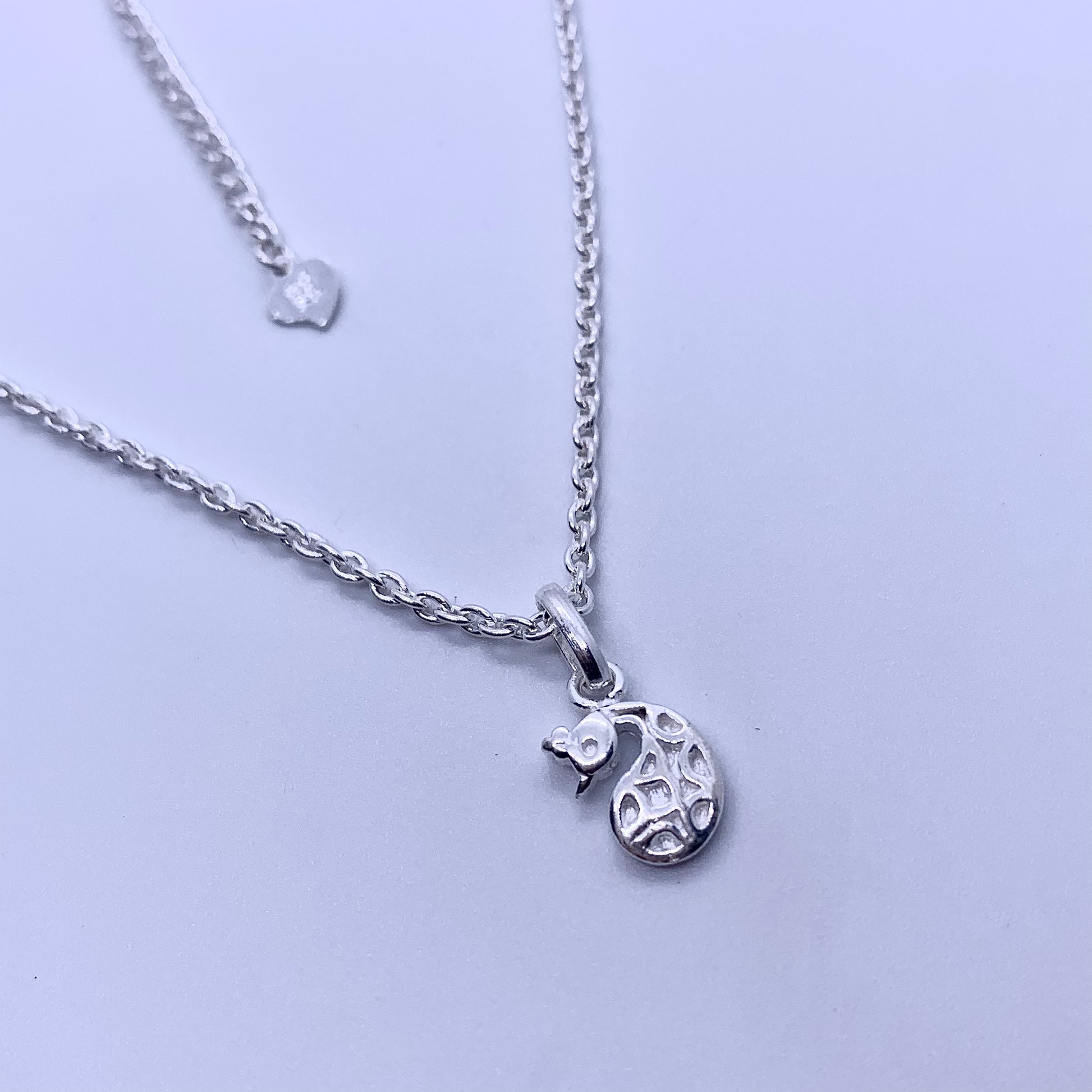 Stunning Bird 925 Silver Necklace - Silver Jewelery 925